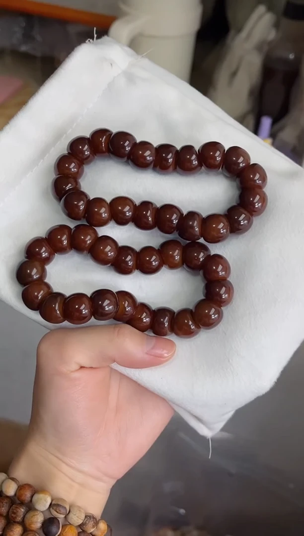 菩提根/象牙果手串z99黑糖玉化蒜瓣大肠14手串