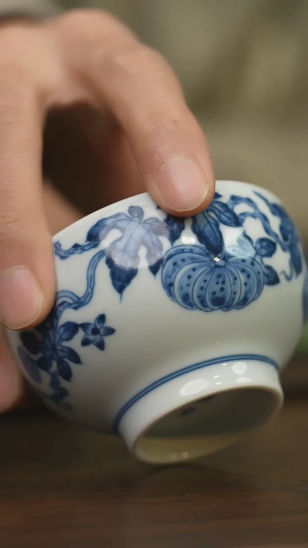 【闪购商品】杯柴窑青花破价福利