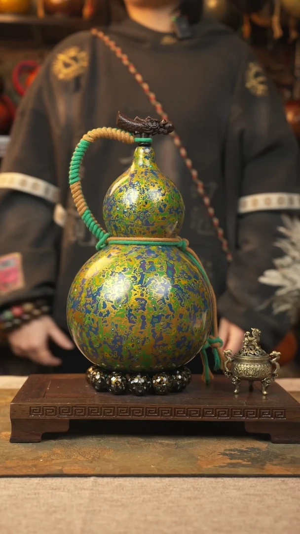 【闪购商品】38大漆酒葫芦900-1000ml