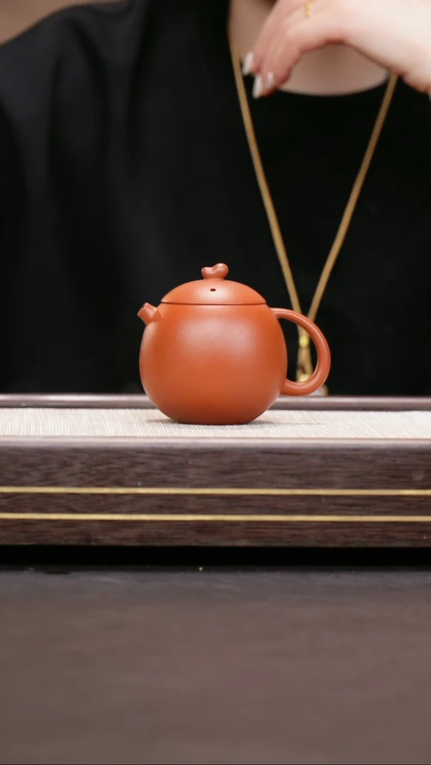 茶壶紫砂朱泥 龙蛋