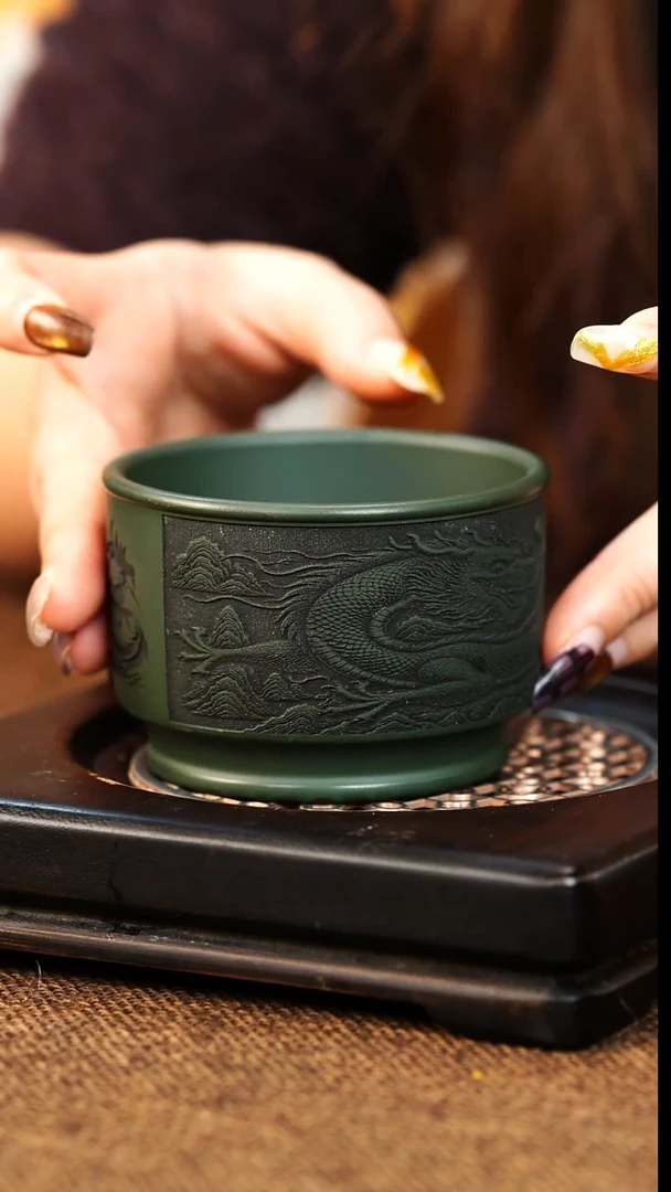 茶杯紫砂宜兴原矿紫砂