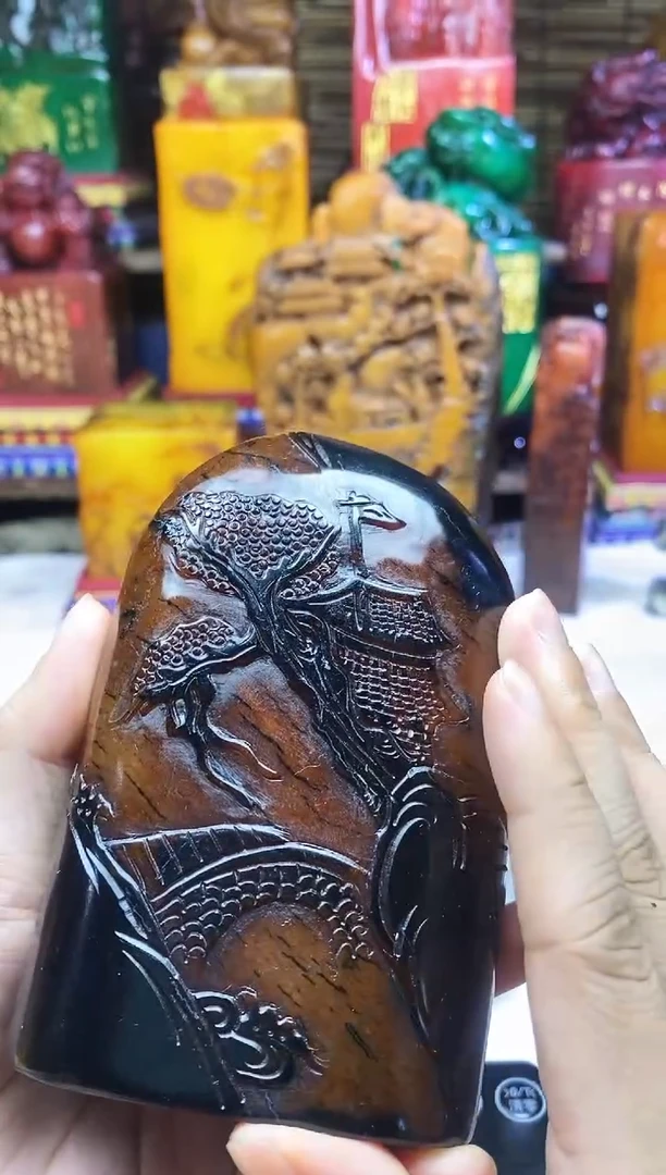 寿山石印石纯天然篆刻石料