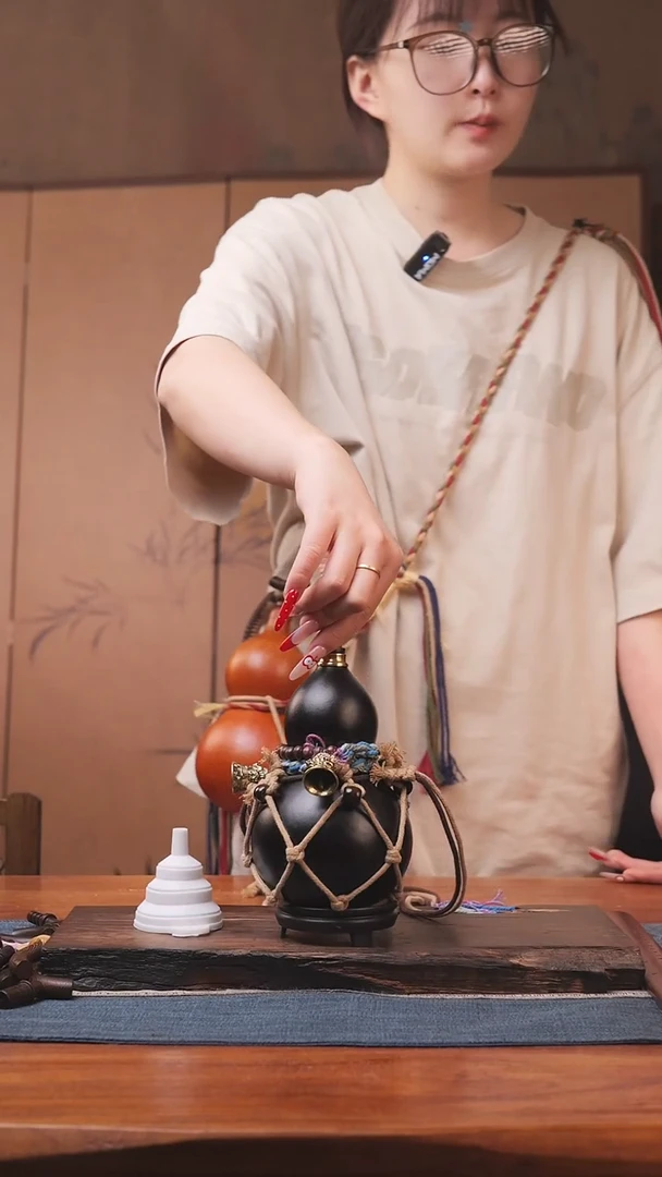 1811号精品大漆葫芦防腐防渗装水茶酒