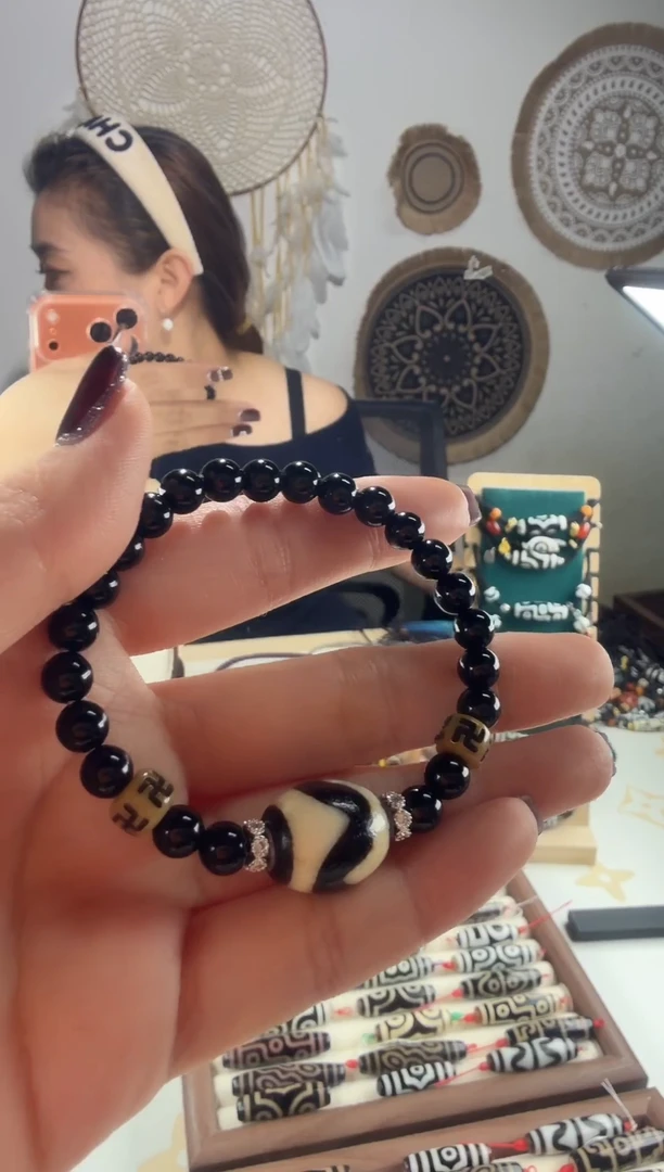 未镶嵌手链玛瑙/玉髓虎牙