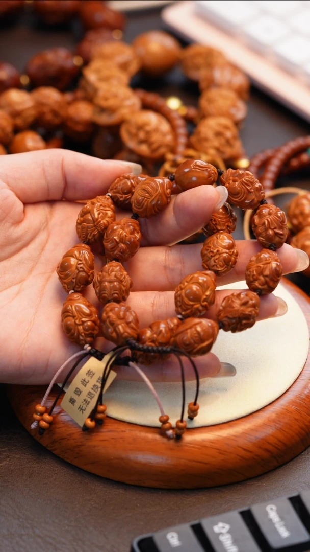 橄榄核手串/手链橄榄核钟馗财神