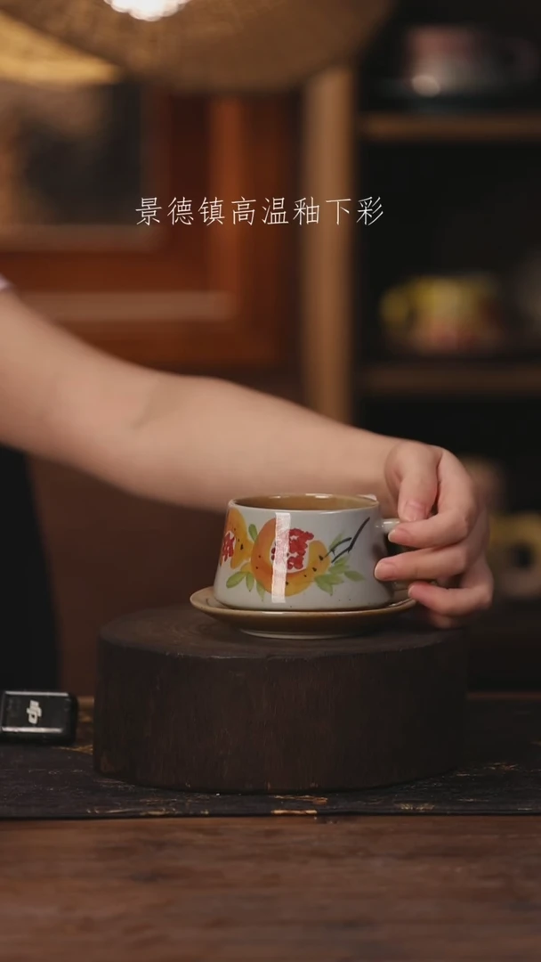 陶瓷景德镇高温釉下手绘陶瓷162