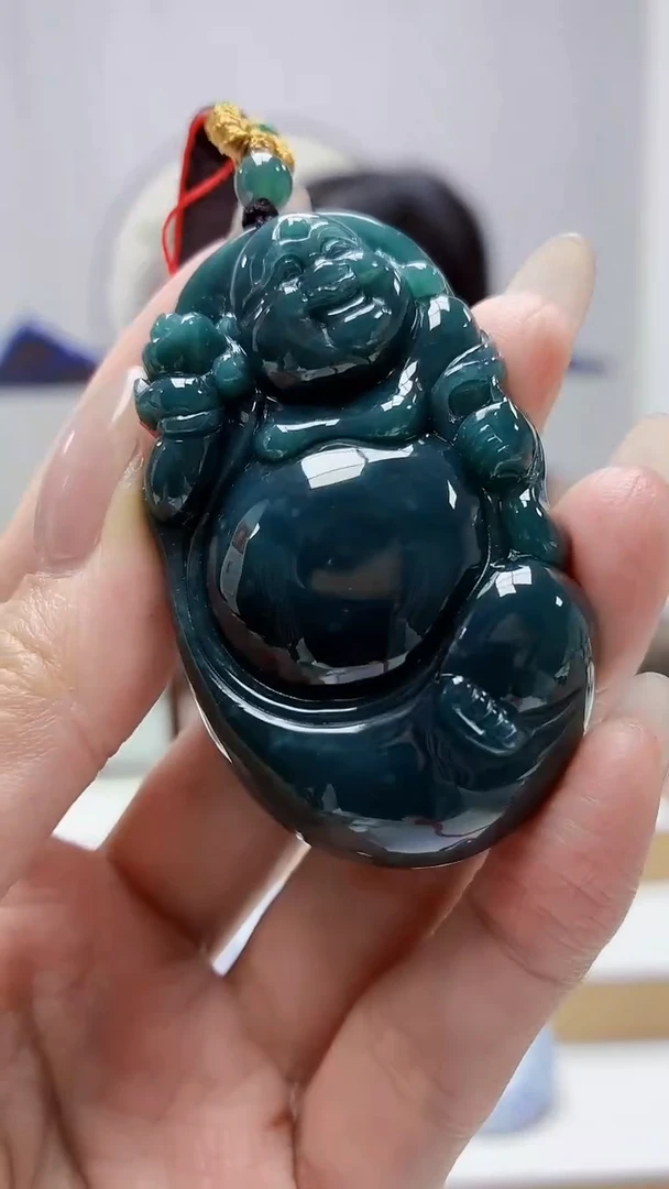 未镶嵌定制翡翠4852MM-毛货挂件51