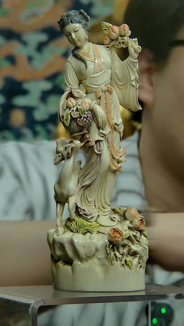 铜像造像收藏麻姑