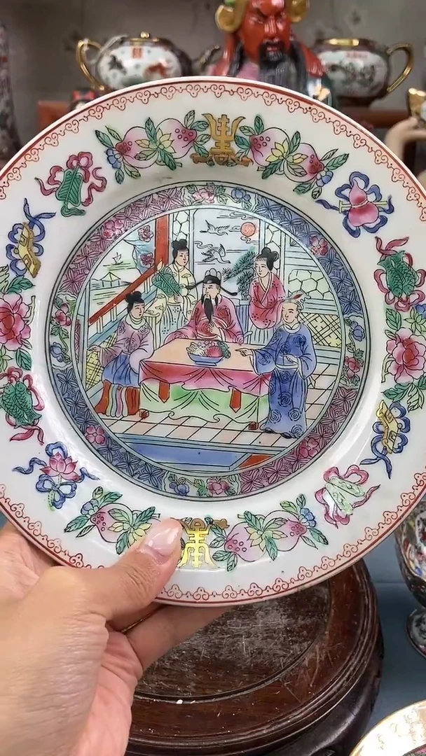 瓷片微瑕慎拍景德镇窑老厂瓷器单件