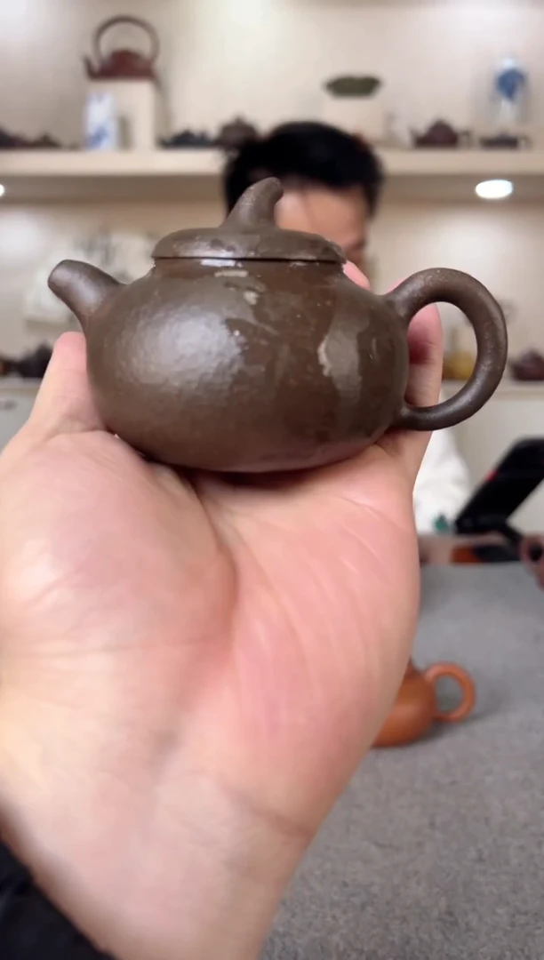 【闪购商品】紫砂茶壶小茄瓜 粗砂 半手工