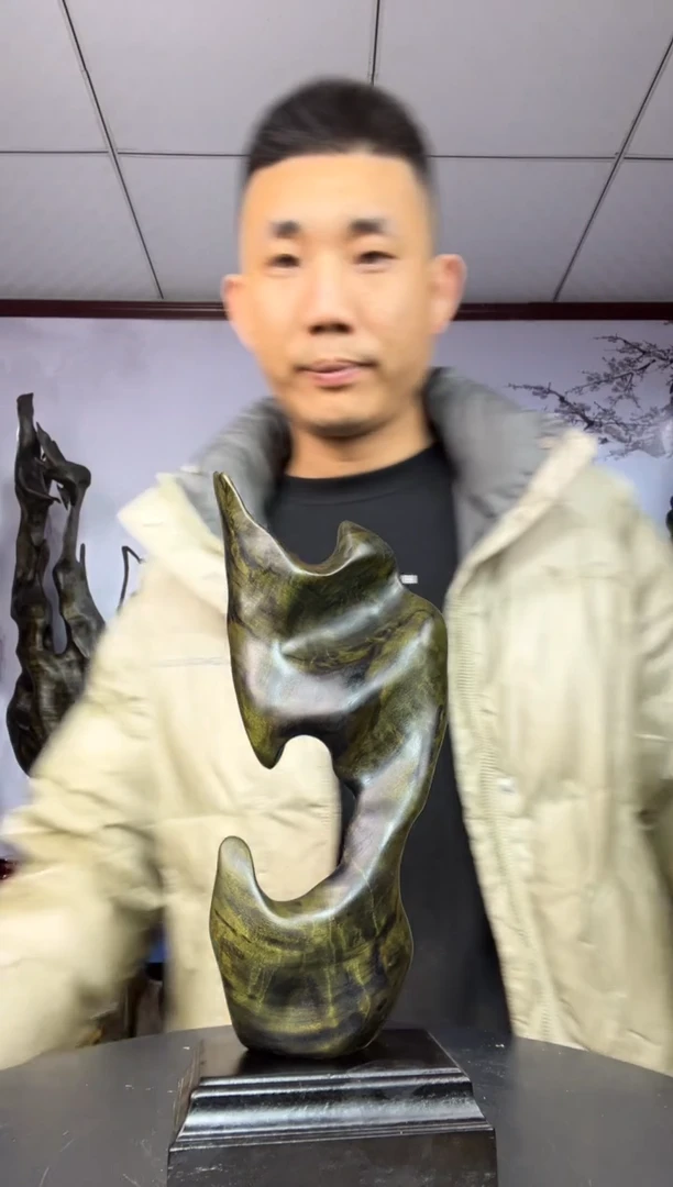 金丝楠木雕款东*红金丝楠木工艺品摆件
