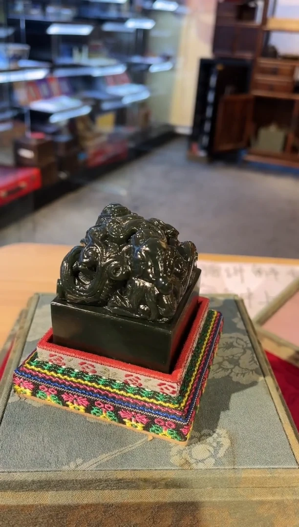 【闪购商品】和田玉摆件未镶嵌13 天禄玉玺