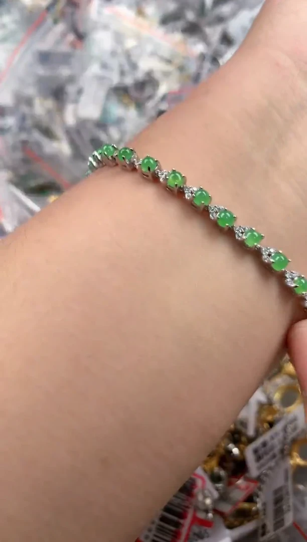 银S925镶嵌戒指翡翠333    2