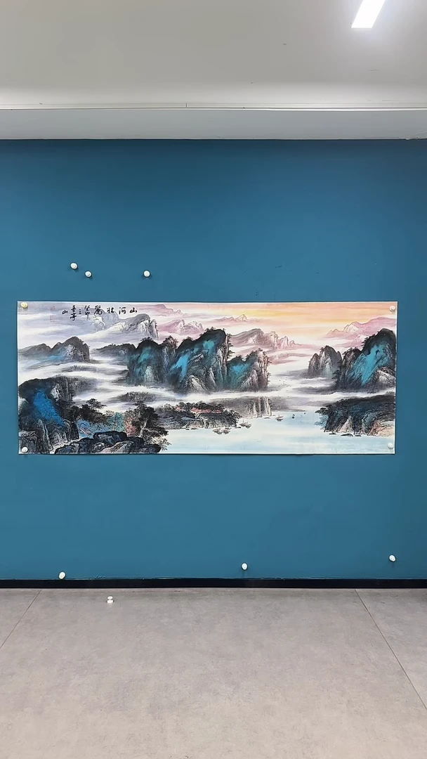 国画7.12-福利-张亭山-小八尺山水-81