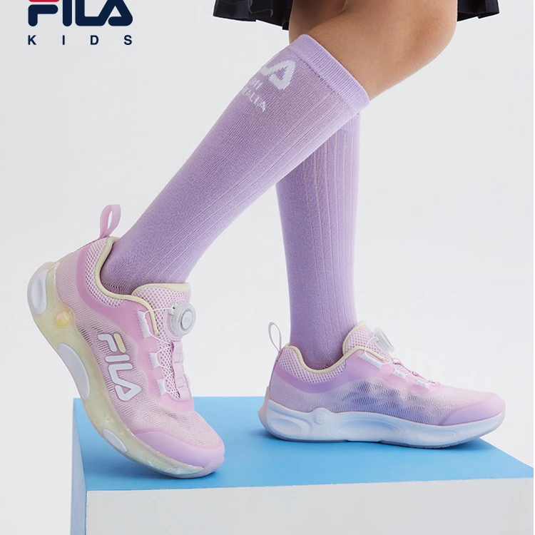 【斐乐儿童】女款夏季圣代中大童时尚运动舒适跑鞋篮球鞋K15B422102