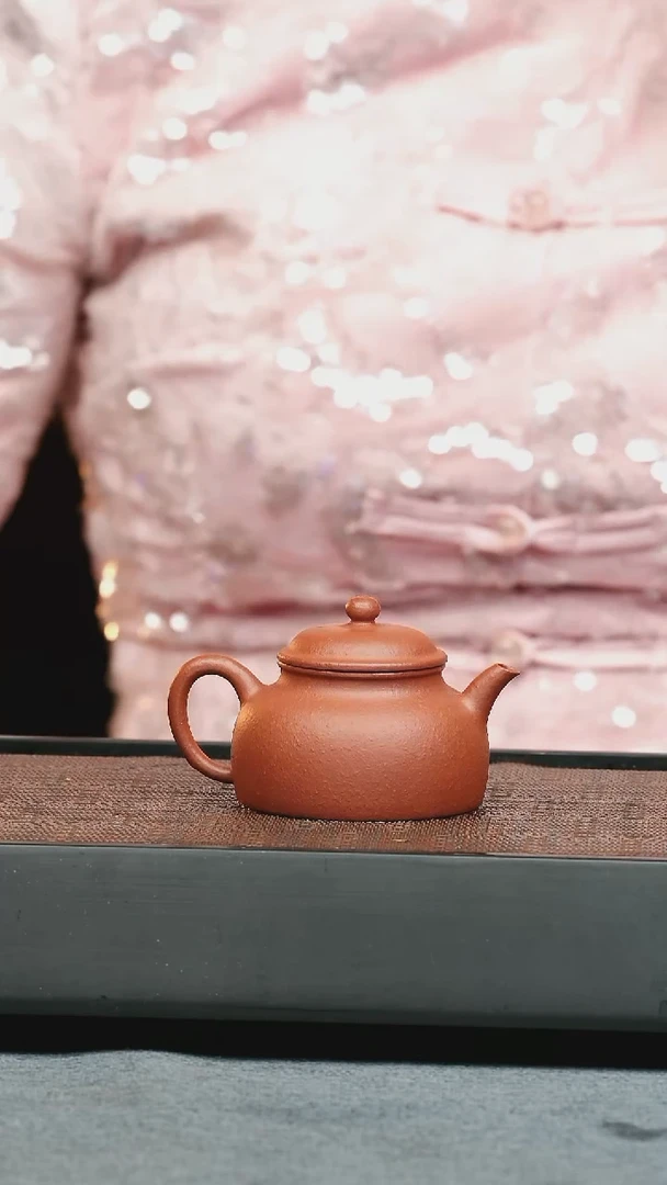 【闪购商品】紫砂茶壶五堂 虚怀若谷-怀隐-粗砂朱泥