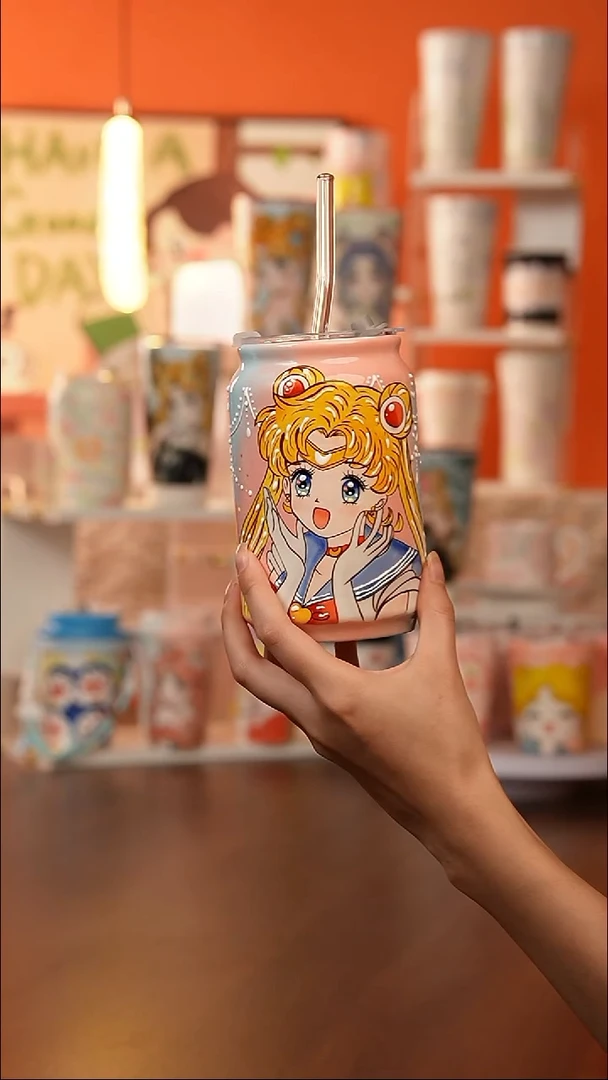 景德镇手工手绘文创陶瓷杯
