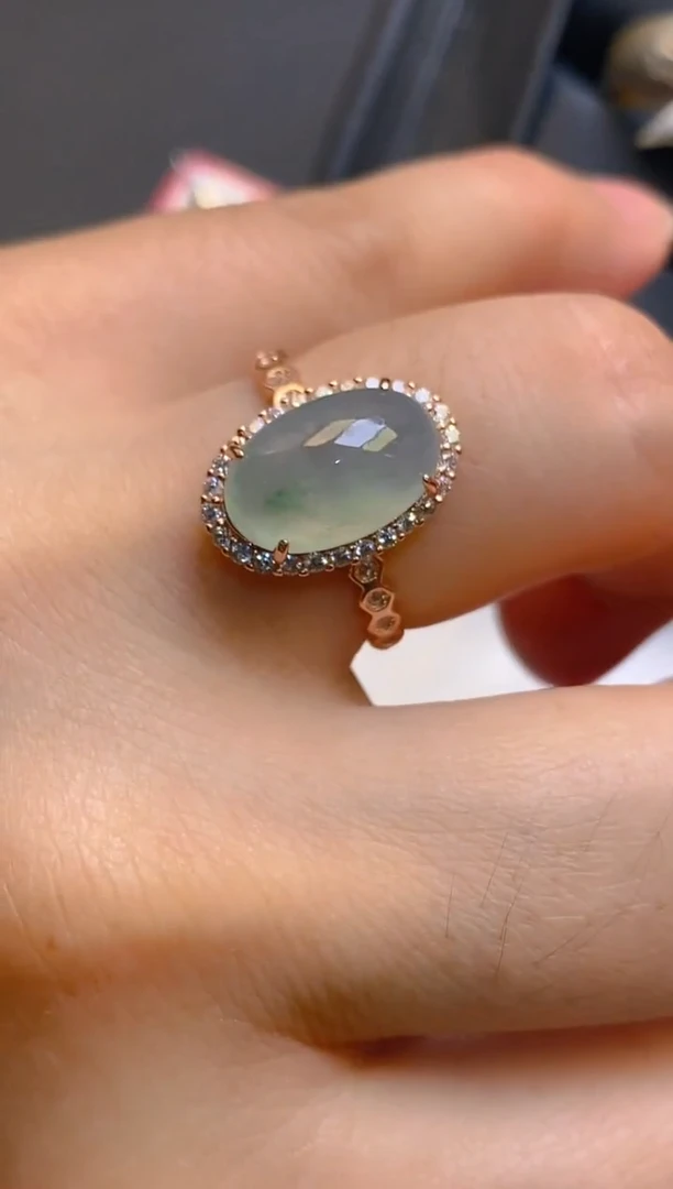 【闪购商品】翡翠耳饰银S925镶嵌天然A货翡翠1