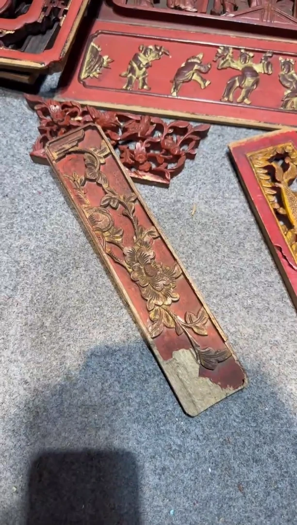 香榧木用****3老木雕老物件