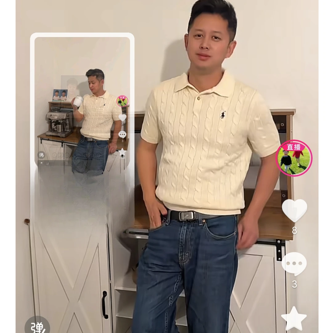 Ralph Lauren拉夫劳伦 男士 翻领套头短袖衫