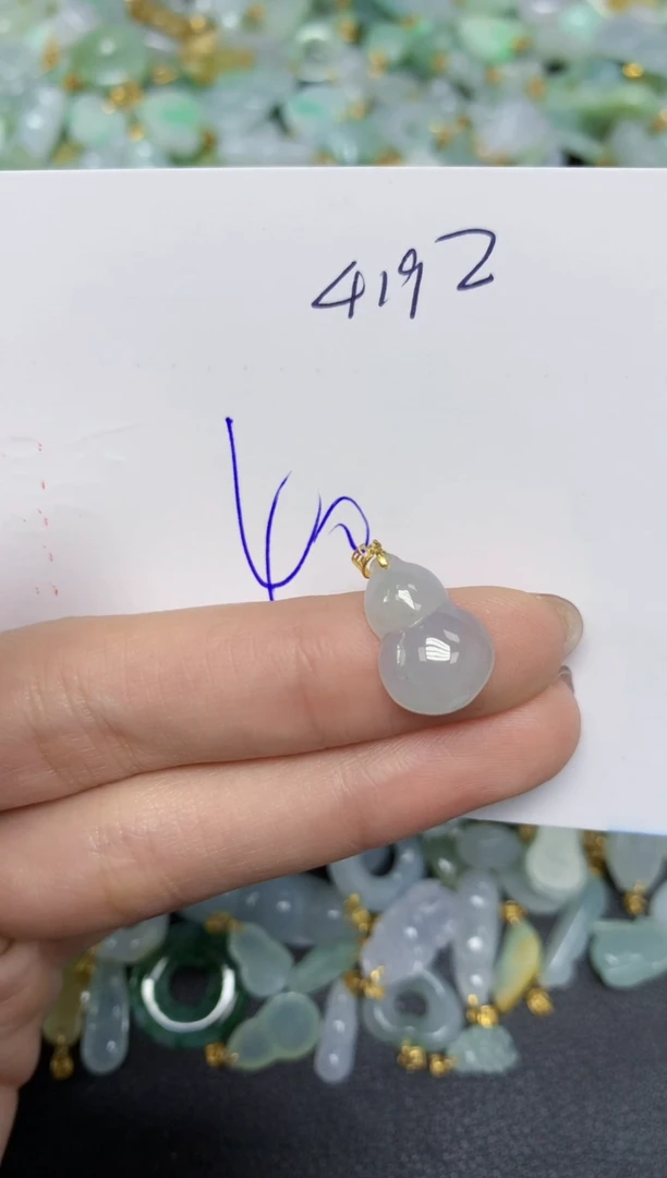 【闪购商品】翡翠颈饰18K金镶嵌天然翡翠A货