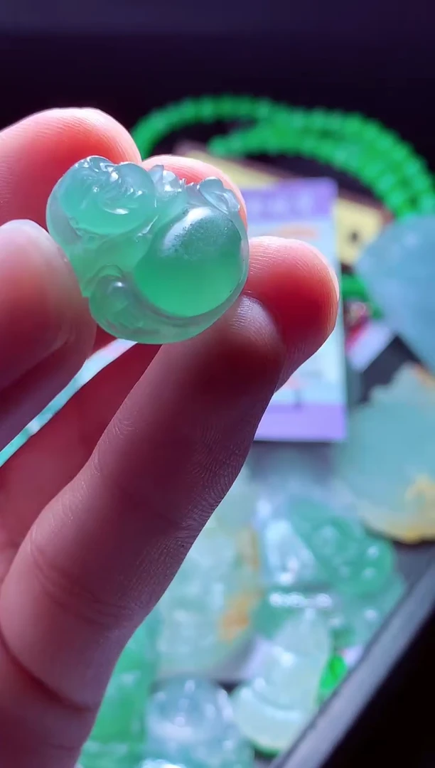 未镶嵌定制翡翠翡翠毛货定制509679