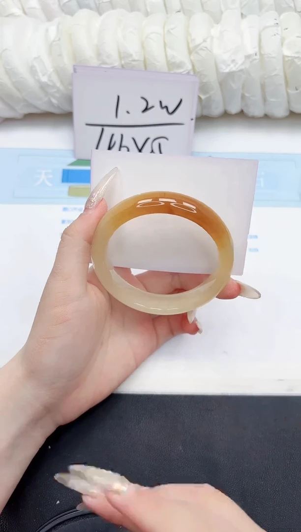 未镶嵌手镯石英质玉163-60