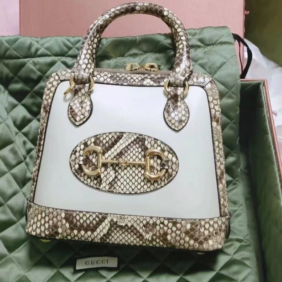 95新 GUCCI/古驰 坤球奢选 古驰稀有皮1955贝壳包