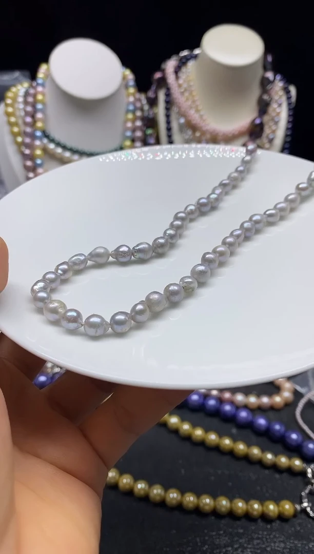 淡水珍珠未镶嵌颈饰多人