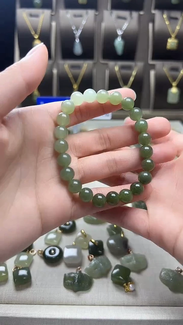 未镶嵌手串和田玉未镶嵌 手串 和田玉