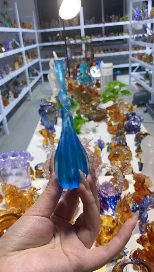 手工艺品琉璃风生水起 古法琉璃 全品 不退不换