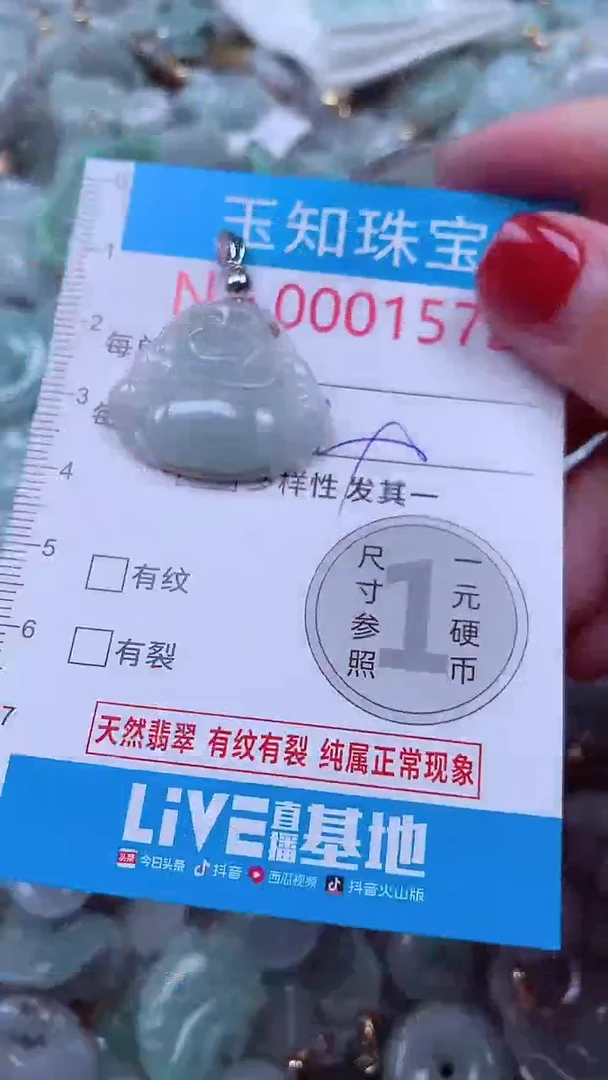 吊坠(不含链)未镶嵌翡翠1572