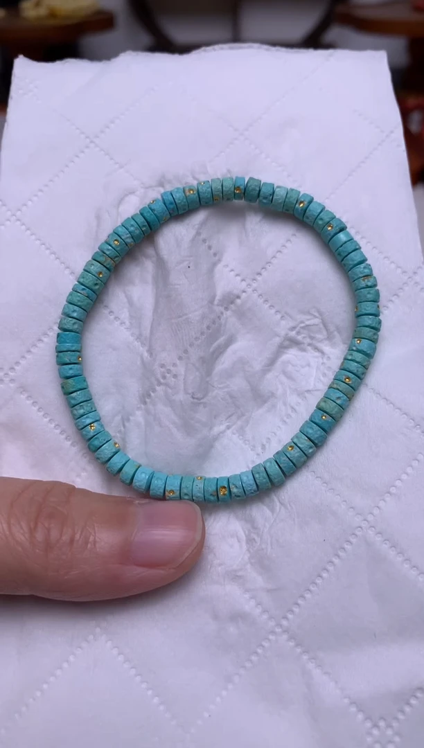 未镶嵌绿松石手链手串