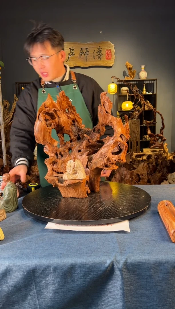 木卢师傅根艺作品（不包含人物摆件）