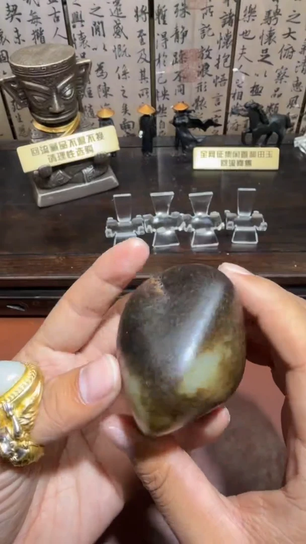 银S925镶嵌和田玉挂件1