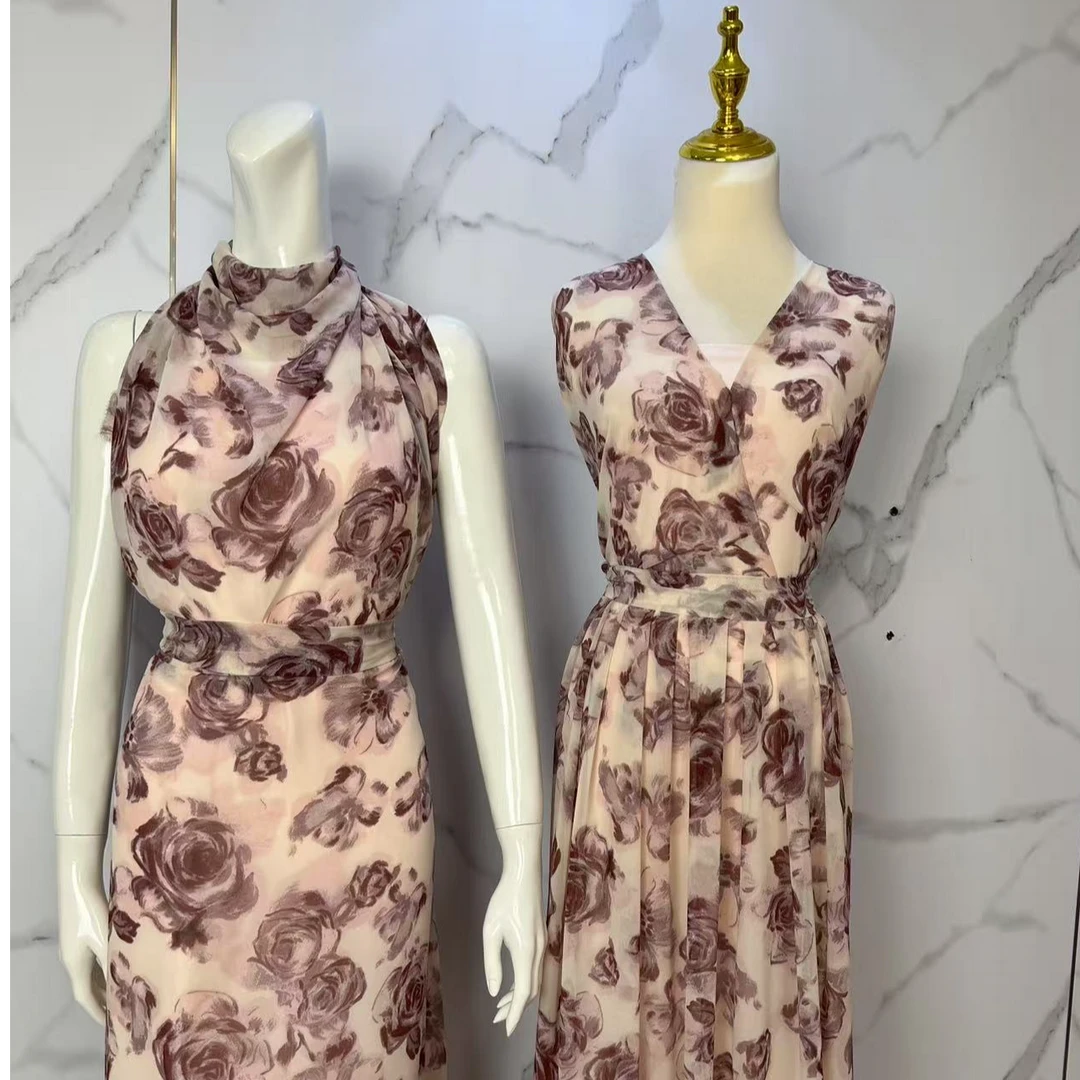 新款珍珠雪纺xiping 高颜值面料