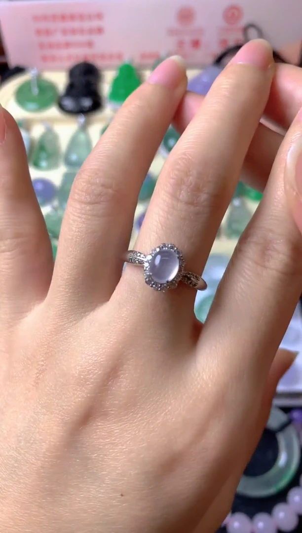 银S925镶嵌戒指翡翠Y****j戒指