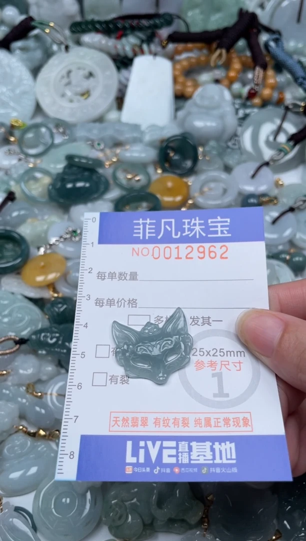 颈饰未镶嵌翡翠12962