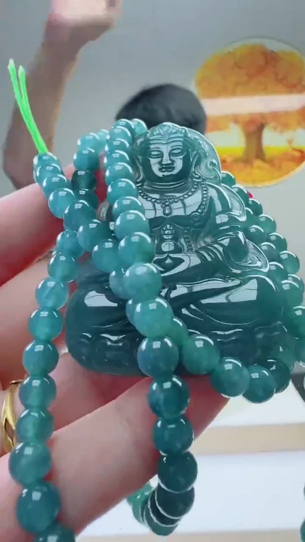 颈饰未镶嵌翡翠天然A货翡翠  多样性随机发其一