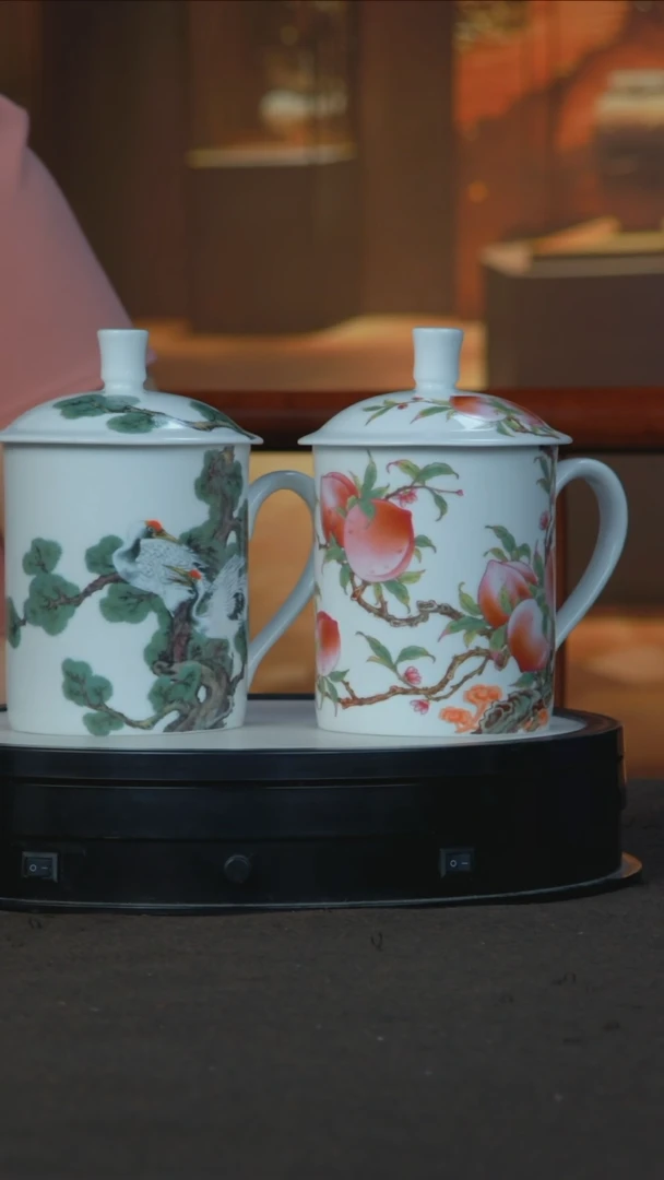 瓷片景德镇陶瓷 摆件 d180