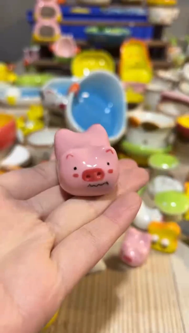 245手绘釉下彩微瑕陶瓷