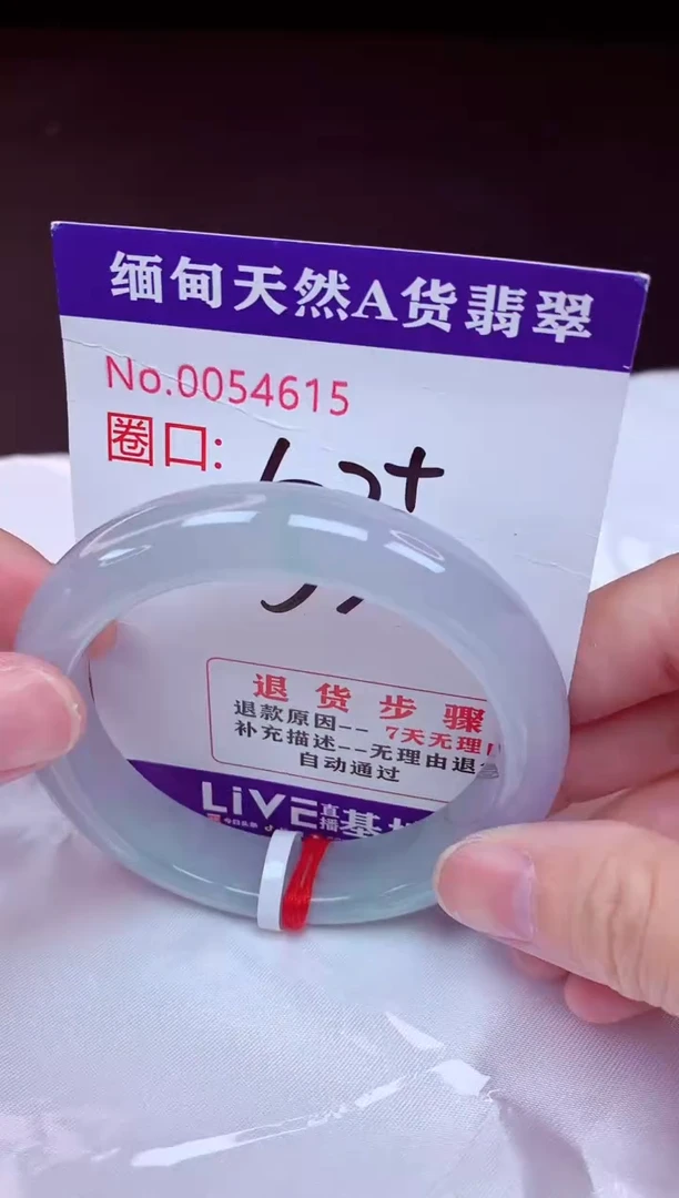 未镶嵌手镯翡翠53（48小时鉴赏期 ）