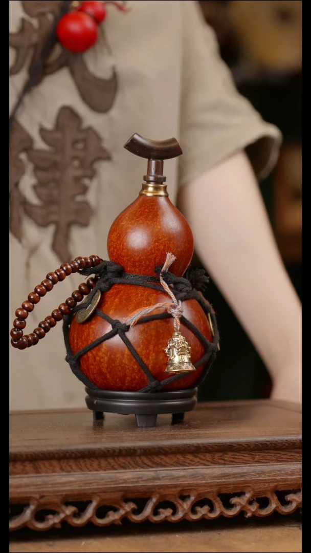 116号精品天然大漆酒葫芦一物一拍~