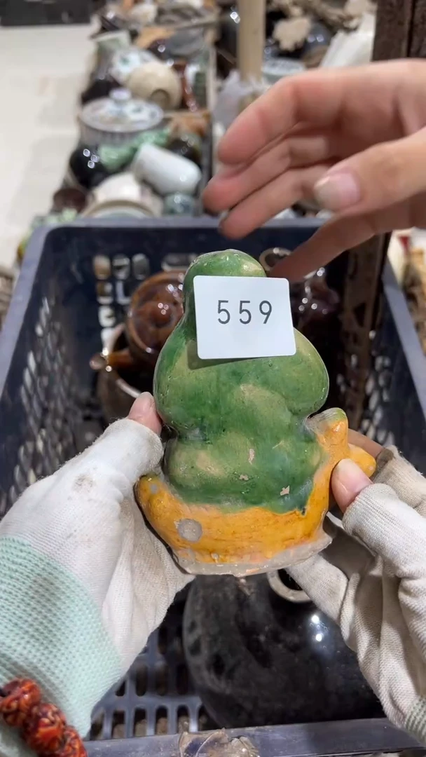 陶瓷渾*拙工艺品摆件559