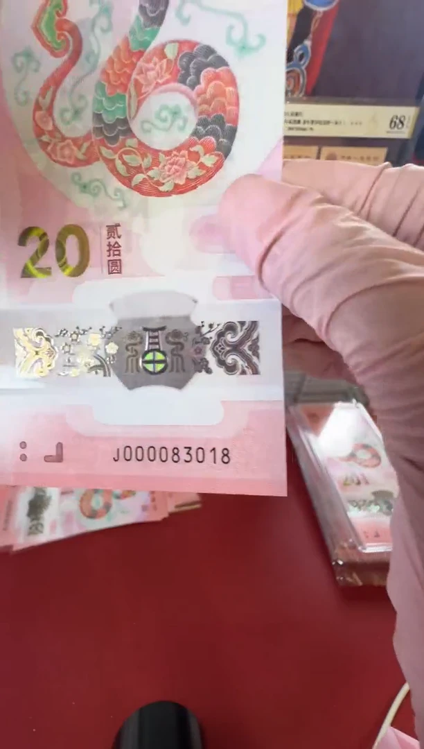 【闪购商品】塑料25蛇钞000083018单张裸