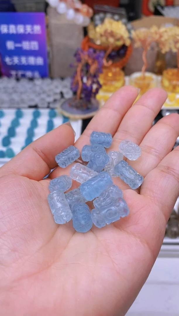 【闪购商品】海蓝宝石裸石未镶嵌4a多样性发其一/2.6/1个