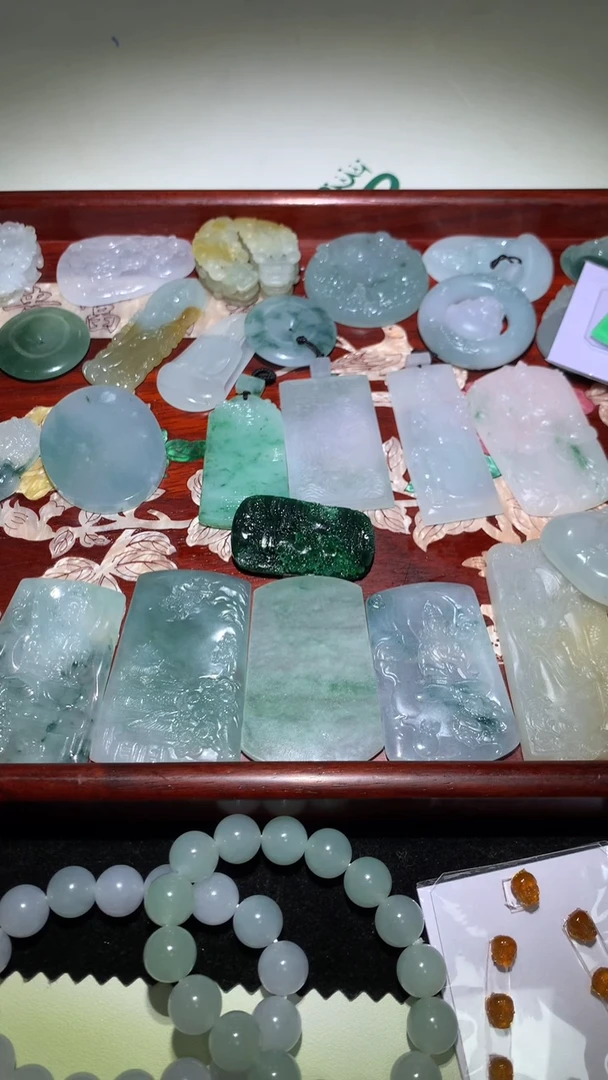 未镶嵌定制翡翠微****~-毛货 不退不换-