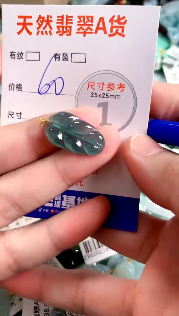 翡翠18K金镶嵌颈饰13004711