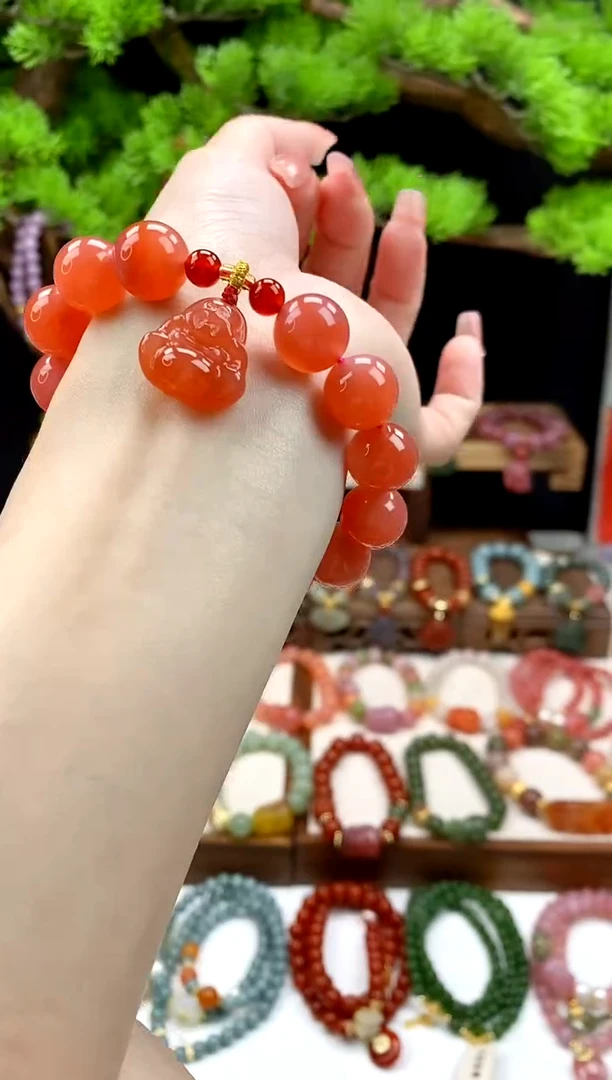 【闪购商品】玛瑙手饰未镶嵌佛公