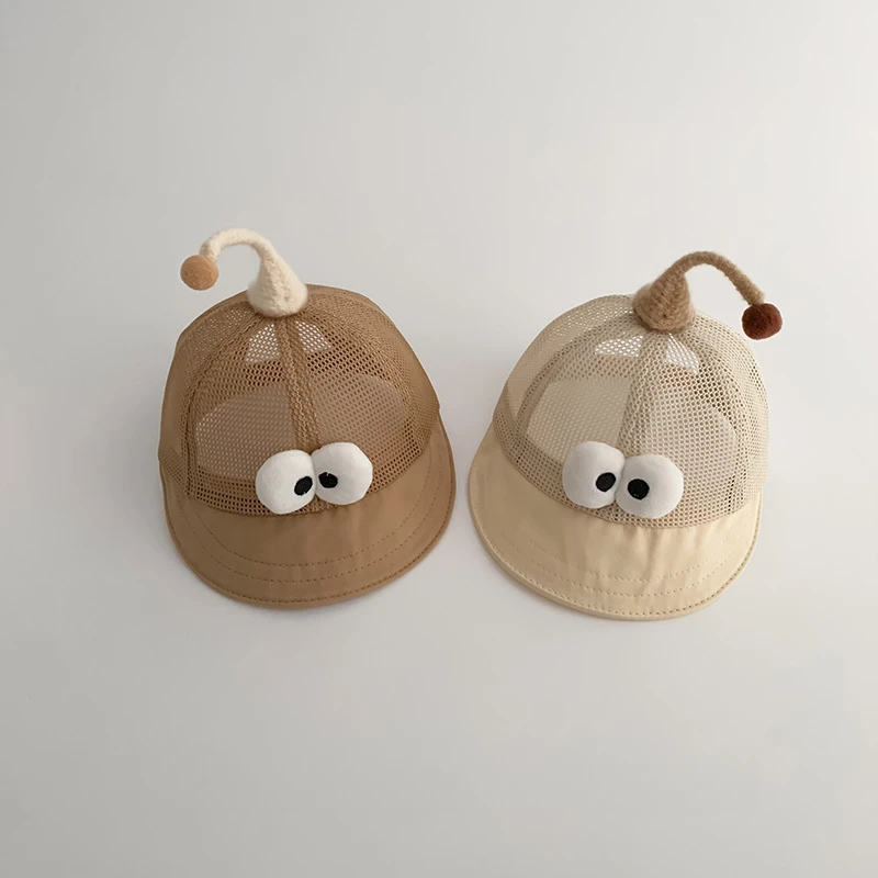 大帽檐遮阳鸭舌男女小孩宝宝婴儿宝宝夏季儿童防晒帽子